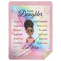 To My Daughter 60x80 MSHL Premium Mink Sherpa Blanket 60x80