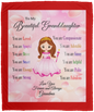 To My Granddaughter Plush Blanket 50x60 VPM Cozy Plush Fleece Blanket - 50x60