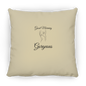 Good Morning ZP18 Large Square Pillow