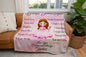 To My Granddaughter Plush Blanket 50x60 VPM Cozy Plush Fleece Blanket - 50x60
