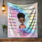 To  My Granddaughter  MSHL Premium Mink Sherpa Blanket 60x80