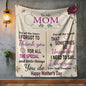 TO MOM Happy Mother's Day 60x80 MSHL Premium Mink Sherpa Blanket 60x80
