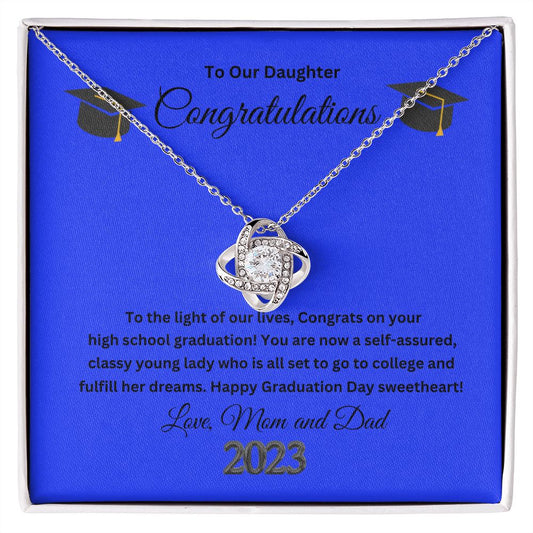 Love Knot Necklace Congratulations!