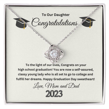 Love Knot Necklace Congratulations